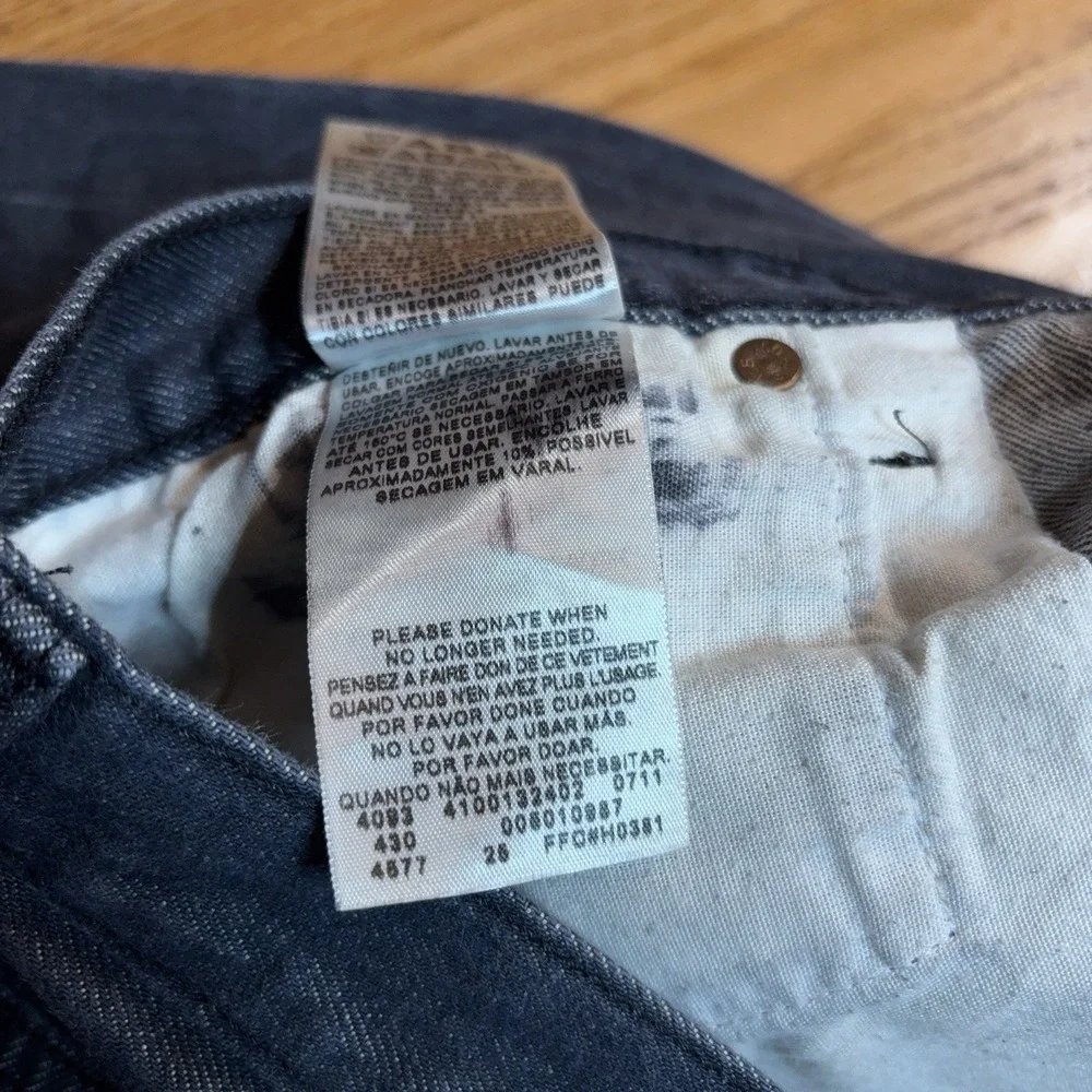 Levis 501 XX Jeans Mens 40X30 (Tag 42x32) Blue Gray Button Fly Straight Fit Y2K‎